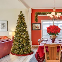 Fashion The Twillery Co. Paton 6.5' H Green Pine Artificial Christmas Tree With 400 Lights