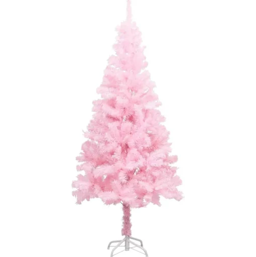 Flash Sale The Holiday Aisle Pink Realistic Pine Christmas Tree With Led Lights