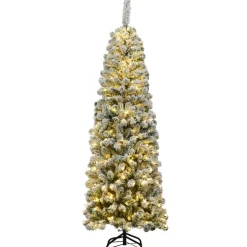 Online The Holiday Aisle Pre-Lit 6' Red/Yellow Pine Artificial Christmas Tree With 250 Clear/White Lights