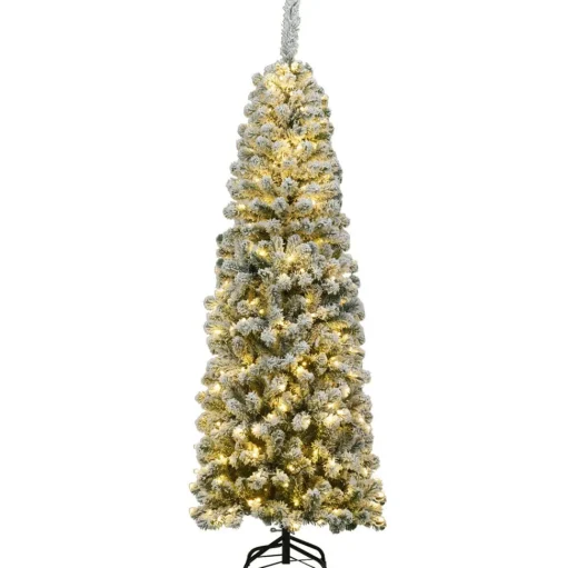 Online The Holiday Aisle Pre-Lit 6' Red/Yellow Pine Artificial Christmas Tree With 250 Clear/White Lights