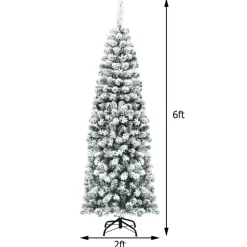 Online The Holiday Aisle Pre-Lit 6' Red/Yellow Pine Artificial Christmas Tree With 250 Clear/White Lights
