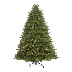 Best Sale The Holiday Aisle Pre-Lit Douglas Premier Green Fir Artificial Christmas Tree With Clear/White Lights