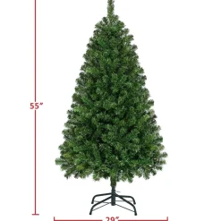 Store The Holiday Aisle Pre-Lit Green Spruce Artificial Christmas Tree