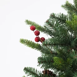 Outlet The Holiday Aisle Pre-Lit Porch 5' Green Pine Fir Artificial Christmas Tree With 150 Warm White Lights