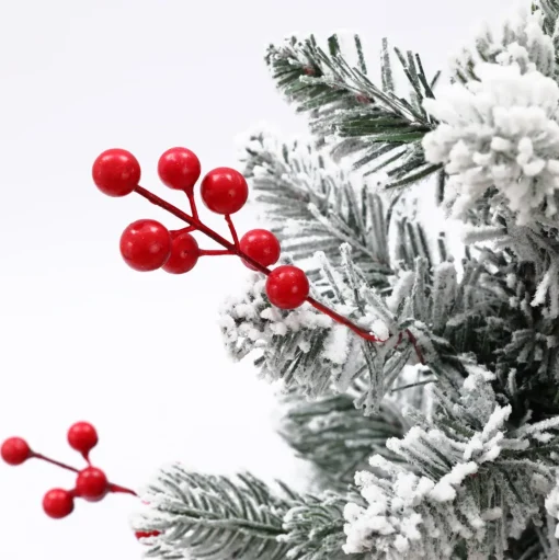 Store The Holiday Aisle Pre-Lit Porch 3' Green/White Pine Artificial Christmas Tree With 50 Warm White Lights