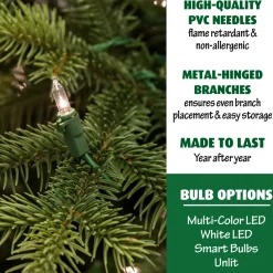 Clearance The Holiday Aisle Prelit Potted 4' Green Pine Artificial Christmas Tree With 200 Clear And White Lights