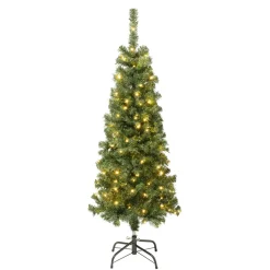 Online The Holiday Aisle Slender Artificial Pvc Spruce Christmas Tree 150 Led Steady/Constant Lights