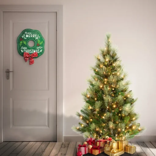Cheap The Holiday Aisle Slender Green Pine Cashmere Christmas Tree With 300 Lights