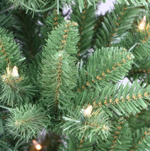 Shop The Holiday Aisle Slender Green Pine Christmas Tree With Lights