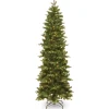 New The Holiday Aisle Slender Green Realistic Artificial Fir Christmas Tree With Clear Lights
