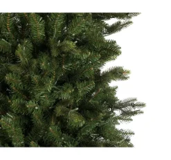 Store The Holiday Aisle Slim Canadian Power Pole Green Fir Artificial Christmas Tree With Clear/White Lights