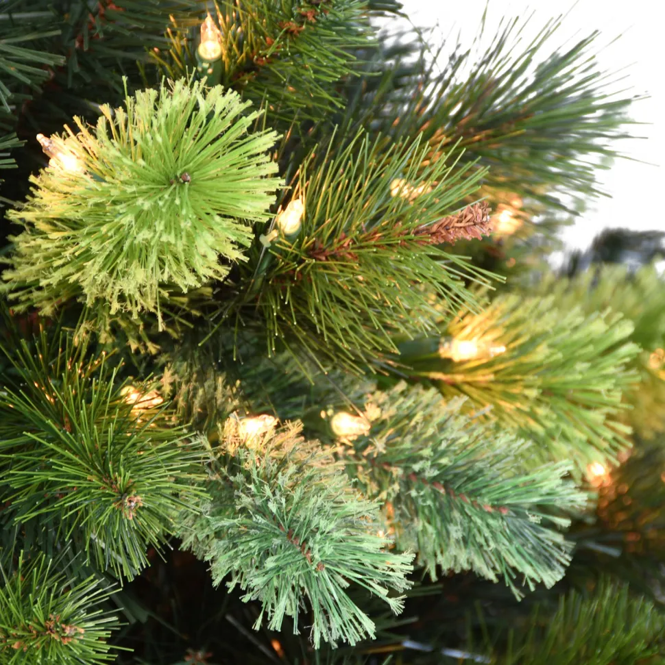 Flash Sale The Holiday Aisle Slim Portland Pine 7.5' Green Pine Artificial Christmas Tree With 450 Clear/White Lights