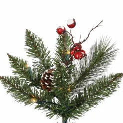 Cheap Andover Mills Snow Tipped Pine And Berry 2' Artificial Christmas Tree With 35 Clear Lights
