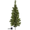 Outlet The Holiday Aisle Solar Tree Solar Slender Green Pine Christmas Tree 30 Led Lights