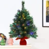 Best Sale The Holiday Aisle 26'' Green Pineartificial Christmas Tree With 35 Multi-Color Lights