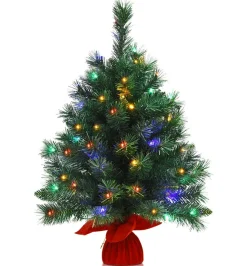 Best Sale The Holiday Aisle 26'' Green Pineartificial Christmas Tree With 35 Multi-Color Lights