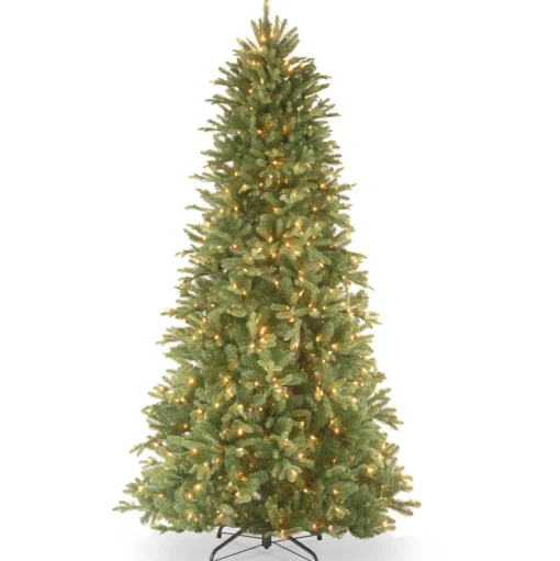 Hot Mercury Row Tiffany Fir 9 Ft Large Slim Prelit Artificial Christmas Tree
