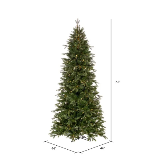 New Vickerman Artificial Slim Douglas Fir Christmas Tree