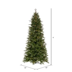 Outlet Vickerman Artificial Slim Douglas Fir Christmas Tree