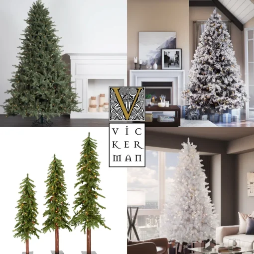 Outlet Vickerman Artificial Slim Douglas Fir Christmas Tree