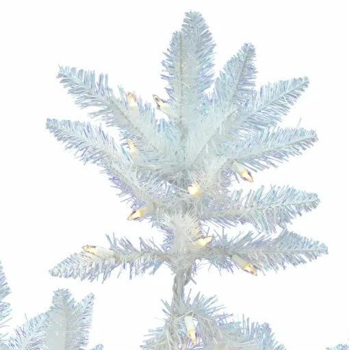 New Vickerman Sparkle White Spruce Artificial Christmas Tree