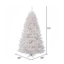 New Vickerman Sparkle White Spruce Artificial Christmas Tree