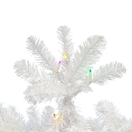 Online Vickerman White Pine Artificial Christmas Tree With Multi-Colored Mini Lights