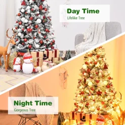 Clearance The Holiday Aisle White Pine Christmas Tree With 250 Led Lights