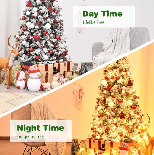 Clearance The Holiday Aisle White Pine Christmas Tree With 250 Led Lights