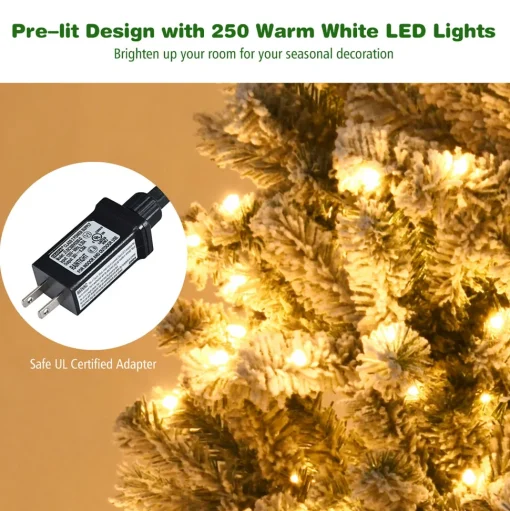 Clearance The Holiday Aisle White Pine Christmas Tree With 250 Led Lights