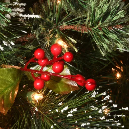 Online The Holiday Aisle Wintry Pine 6.5' Green Christmas Tree With 550 Clear/White Lights